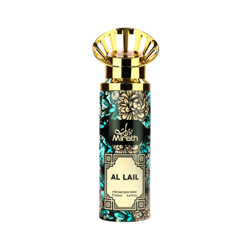 AL LAIL PERFUME BODY SPRAY 200ML - MIRATH SERIES