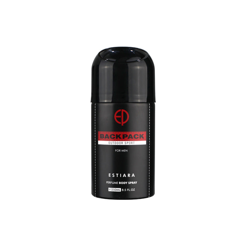BACK PACK MEN PERFUME BODY SPRAY 250ML - ESTIARA