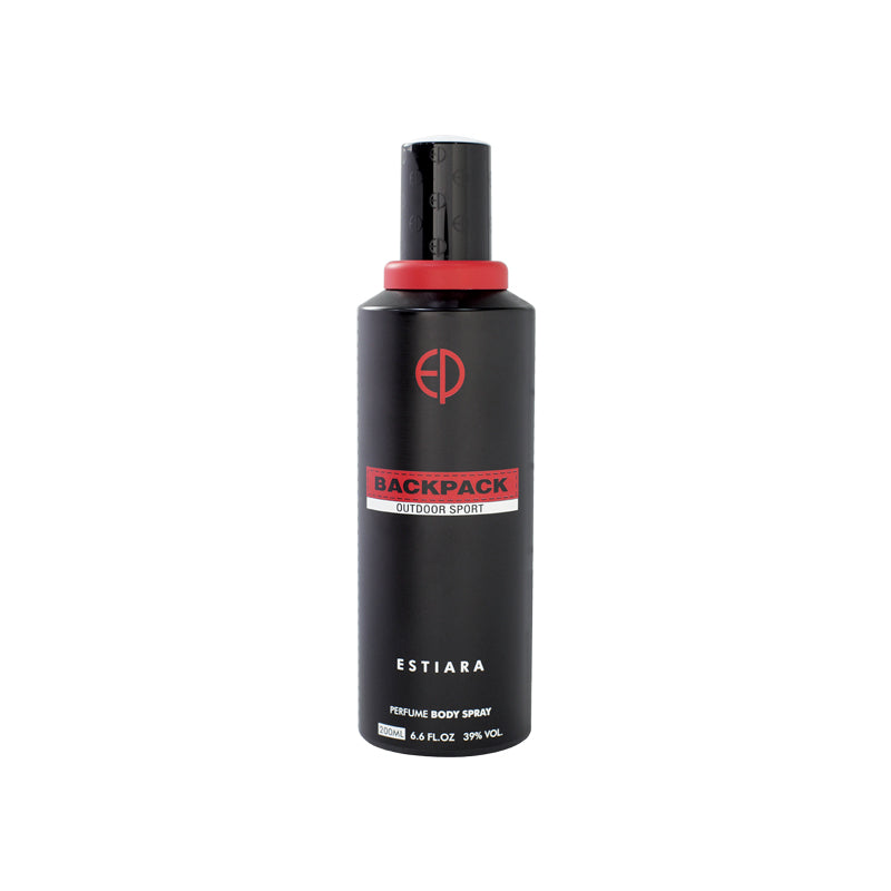 BACK PACK MEN PERFUME BODY SPRAY 200ML - ESTIARA