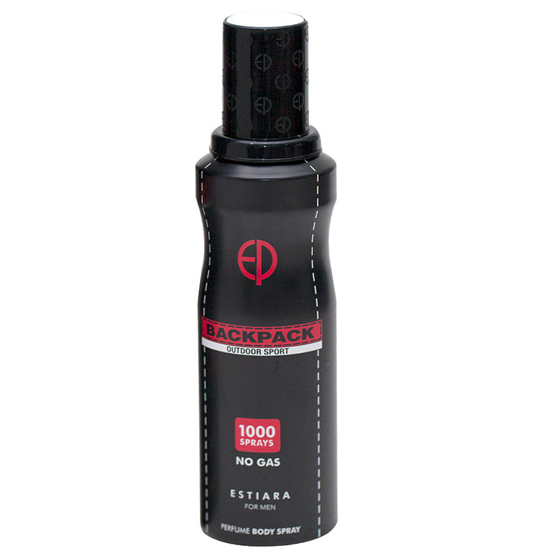 BACKPACK OUTDOOR SPORT NO GAS PERFUME BODY SPRAY 200ML - ESTIARA