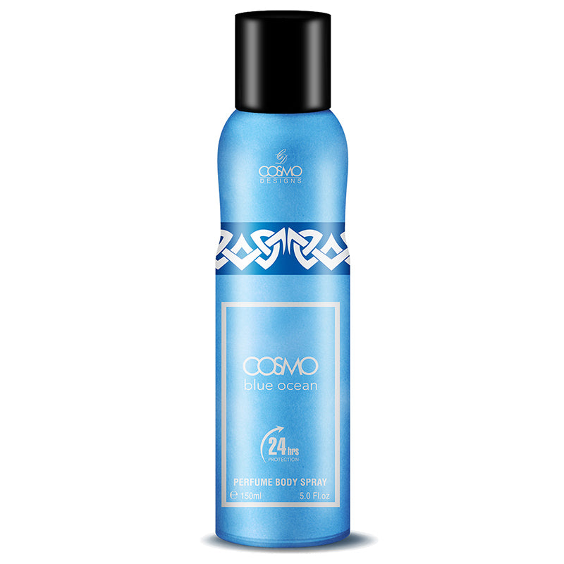 BLUE OCEAN PERFUME BODY SPRAY 150ML - COSMO DESIGN