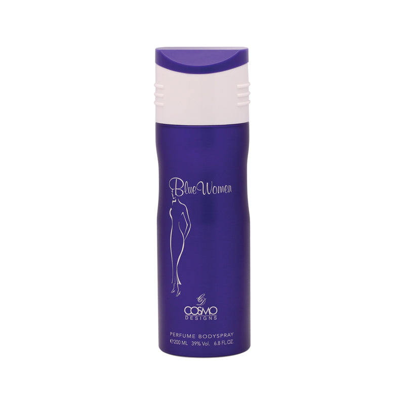 BLUE WOMEN PERFUME BODY SPRAY 200ML - COSMO DESIGN