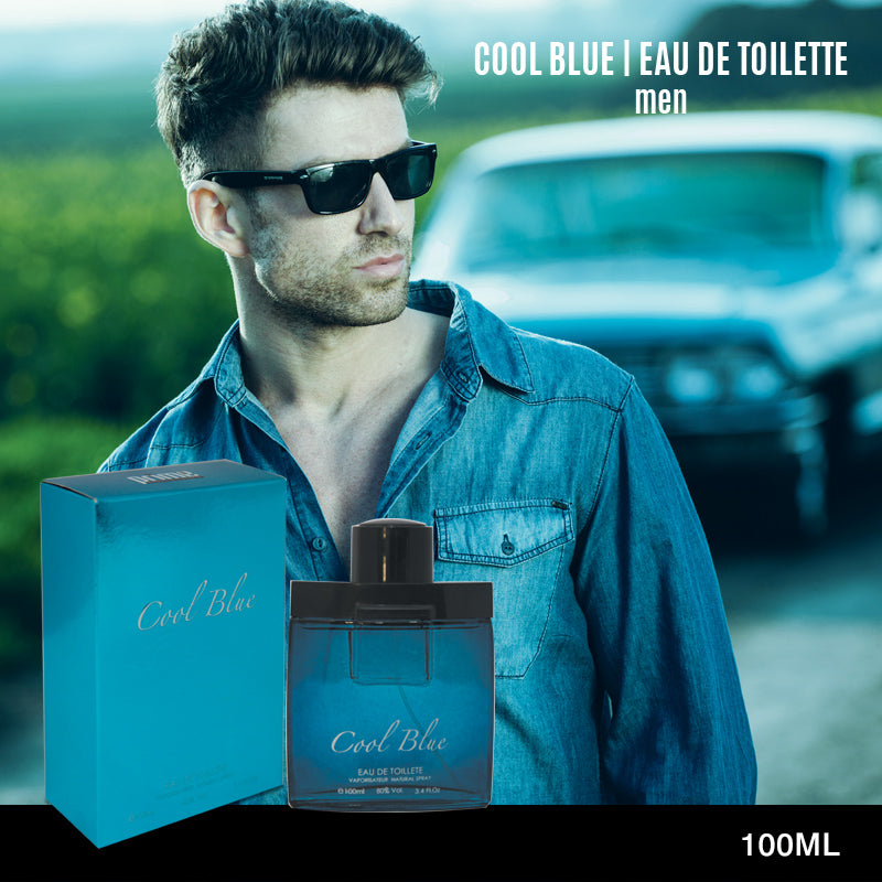 COOL BLUE EAU DE TOILETTE 100ML FOR MEN - PRIME COLLECTION