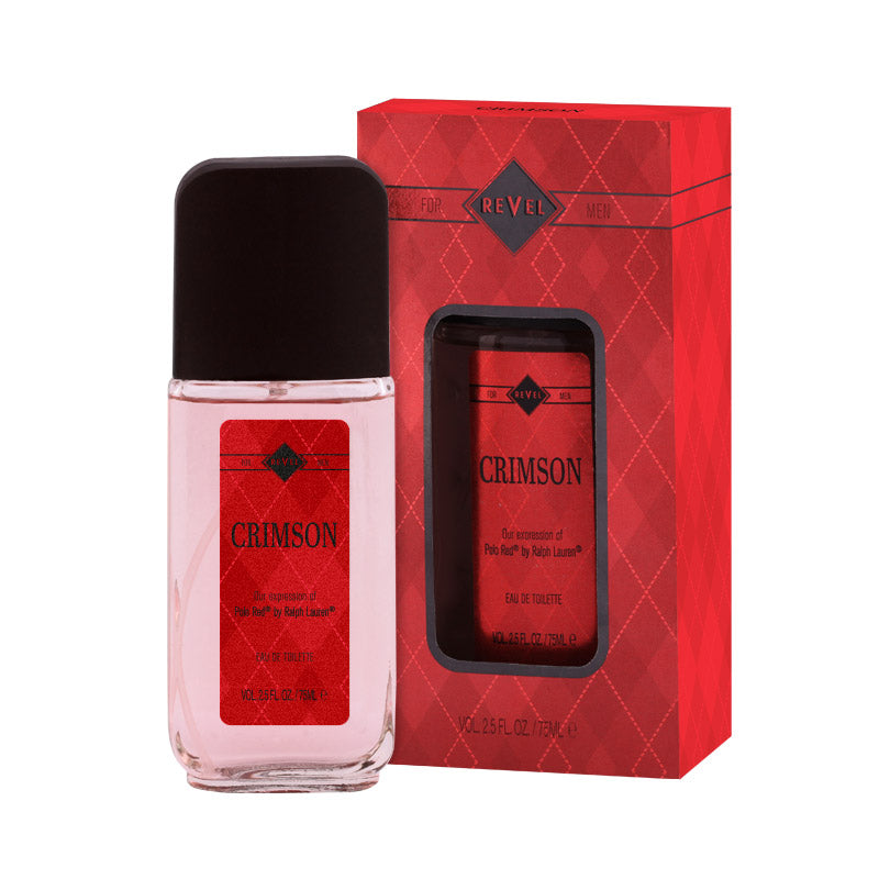 CRIMSON EAU DE TOILETTE 75ML FOR MEN - REVEL