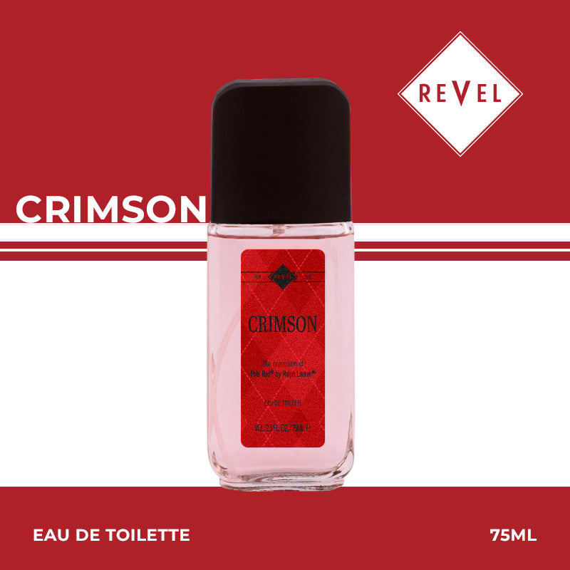 CRIMSON EAU DE TOILETTE 75ML FOR MEN - REVEL