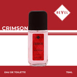 CRIMSON EAU DE TOILETTE 75ML FOR MEN - REVEL