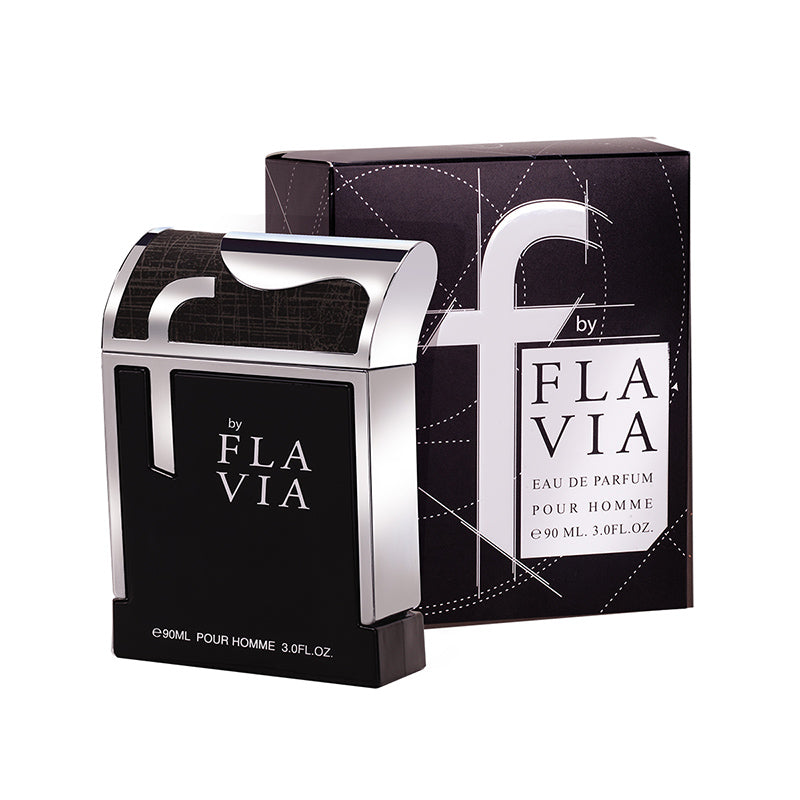 F BY FLAVIA POUR HOMME BLACK EAU DE PARFUM 90ML FOR MEN - FLAVIA