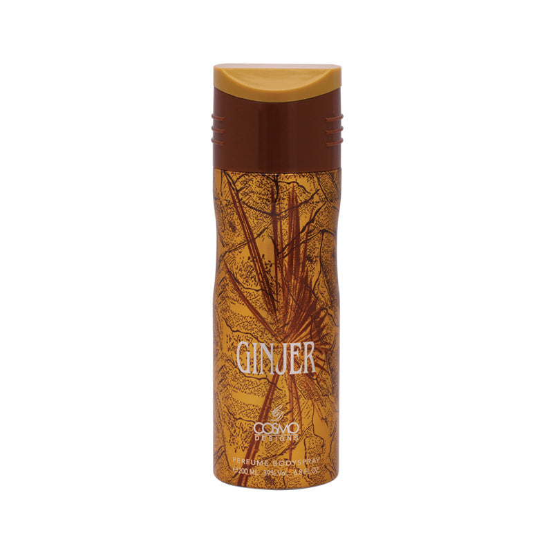 GINJER PERFUME BODY SPRAY 200ML - COSMO DESIGN