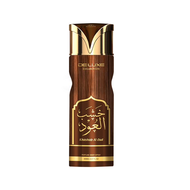 KHASHAB AL OUD PERFUME BODY SPRAY 200ML UNISEX - DELUXE COLLECTION