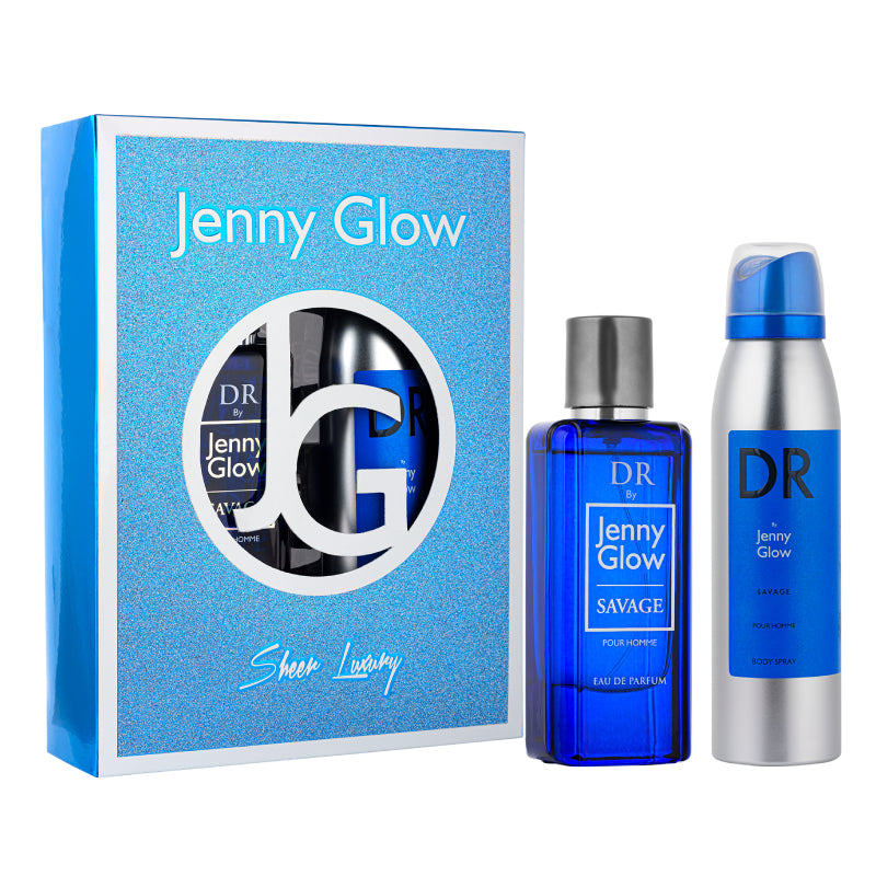 SAVAGE GIFT SET EAU DE PARFUM 50ML + BODY SPRAY 150ML POUR HOMME - JENNY GLOW