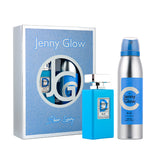 BLUE GIFT SET EAU DE PARFUM 30ML + BODY SPRAY 150ML POUR FEMME - JENNY GLOW