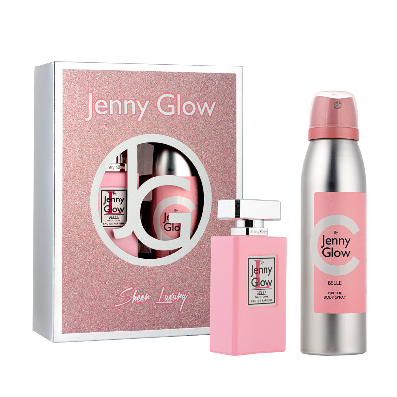 BELLE GIFT SET EAU DE PARFUM 30ML + BODY SPRAY 150ML POUR FEMME - JENNY GLOW
