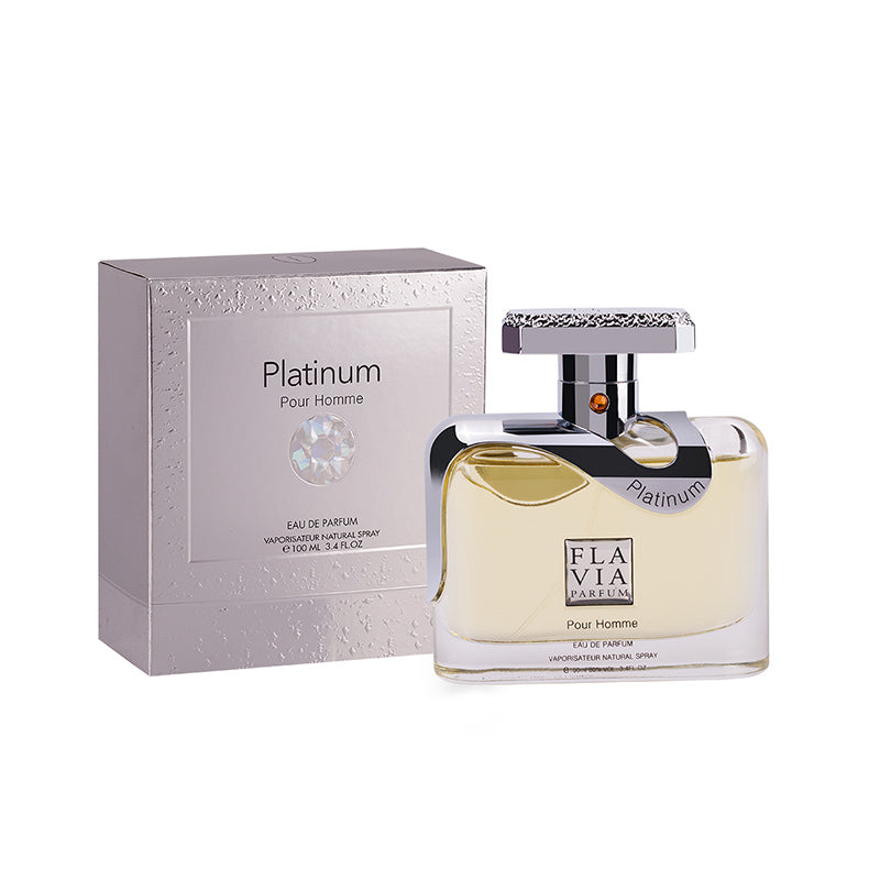 PLATINUM POUR HOMME EAU DE PARFUM 100ML FOR MEN - FLAVIA