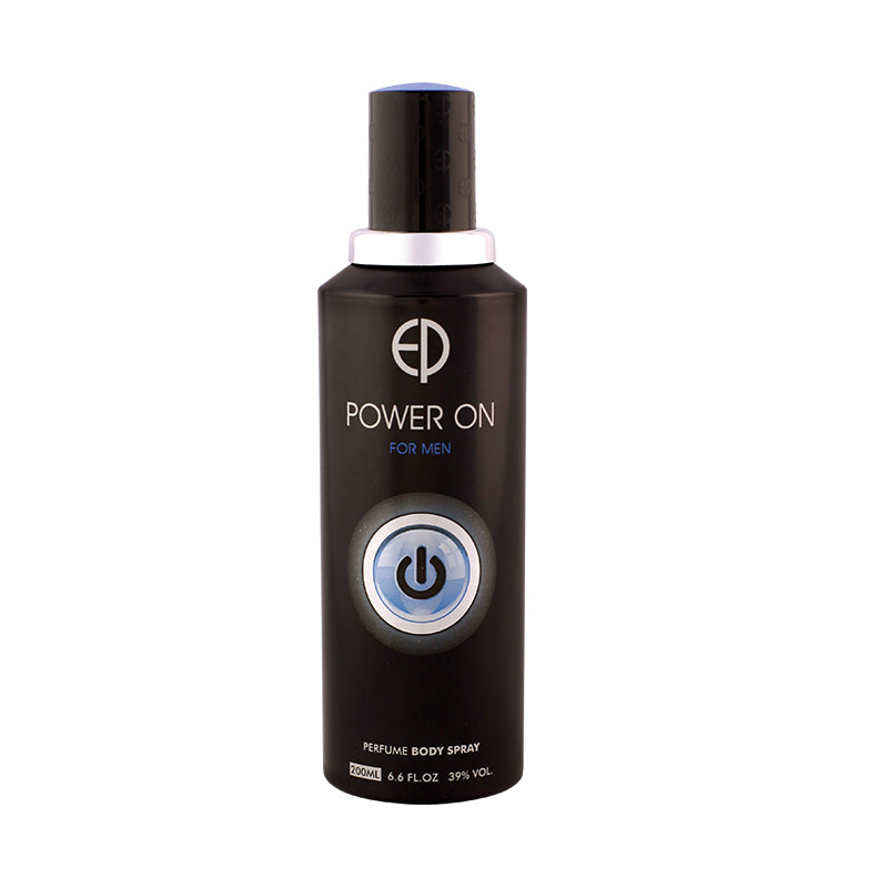 POWER ON MEN PERFUME BODY SPRAY 200ML - ESTIARA