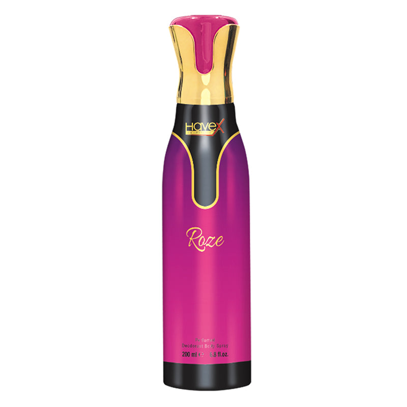 ROZE PERFUME BODY SPRAY 200ML UNISEX - HAVEX