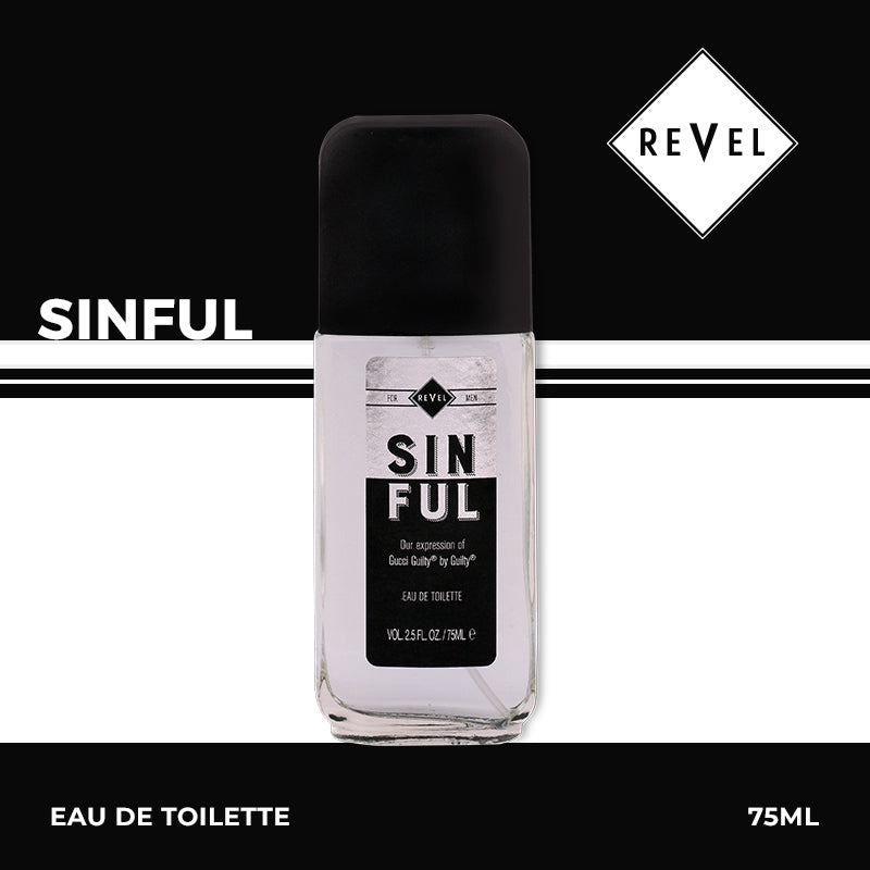 SINFUL EAU DE TOILETTE 75ML FOR MEN - REVEL