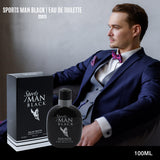 SPORTS MAN BLACK EAU DE TOILETTE 100ML FOR MEN - PRIME COLLECTION