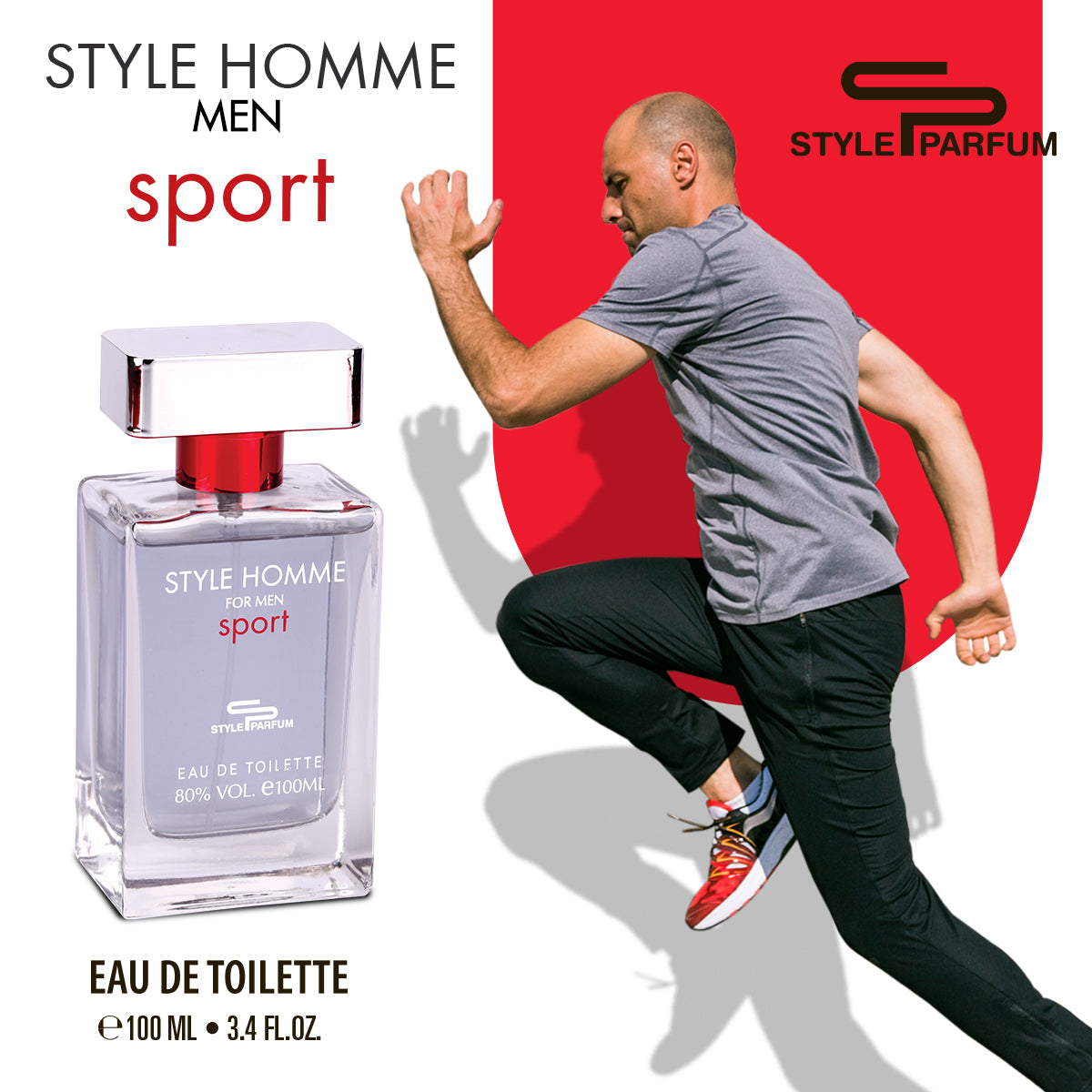 STYLE HOMME SPORT EAU DE TOILETTE 100ML FOR MEN - STYLE