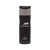 TIGER BLACK PERFUME BODY SPRAY 200ML - COSMO DESIGN
