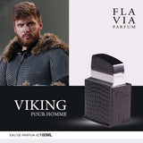 VIKING POUR HOMME EAU DE PARFUM 100ML FOR MEN - FLAVIA