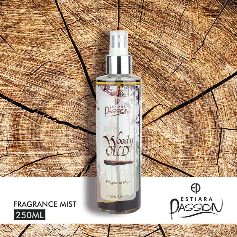WOODY OUD BODY MIST UNISEX - ESTIARA PASSION - NON ALCOHOLIC