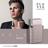 ZOLO MEN EAU DE PARFUM 100ML FOR MEN - FLAVIA