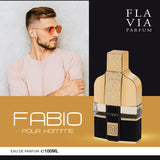FABIO POUR HOMME EAU DE PARFUM 100ML FOR MEN  - FLAVIA