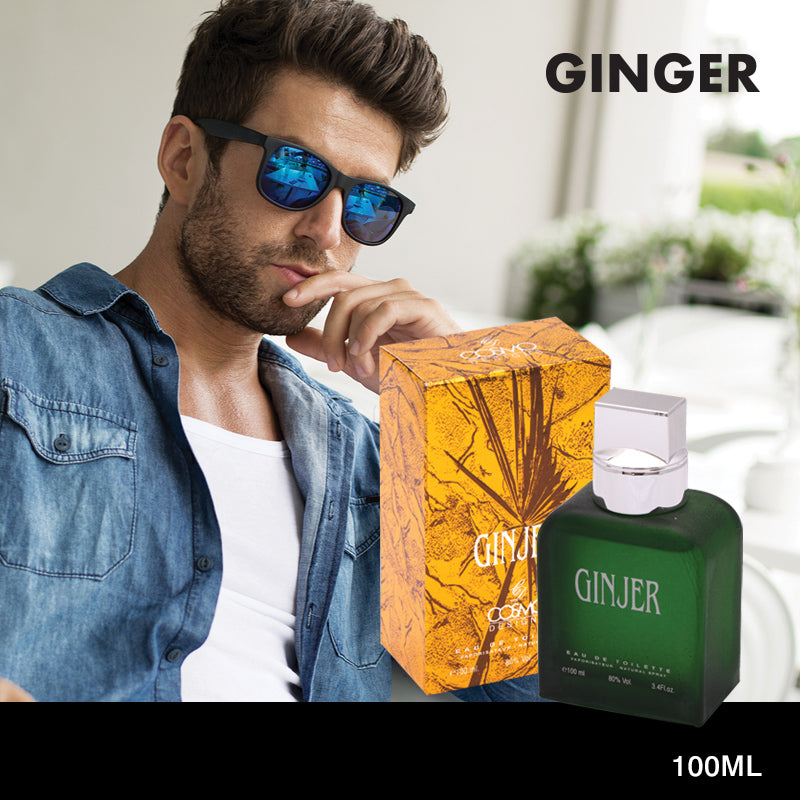GINJER EAU DE TOILETTE 100ML FOR MEN COSMO DESIGNS – Sterling