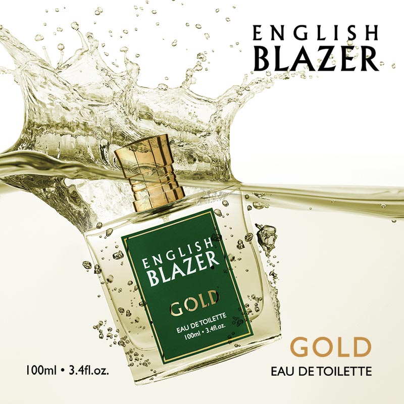 GOLD EAU DE TOILETTE 100ML FOR MEN - ENGLISH BLAZER