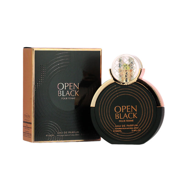 Open Parfum OPEN BLACK POUR FEMME EAU DE PARFUM 100ML FOR WOMEN - DESIGNER COLLECT ...